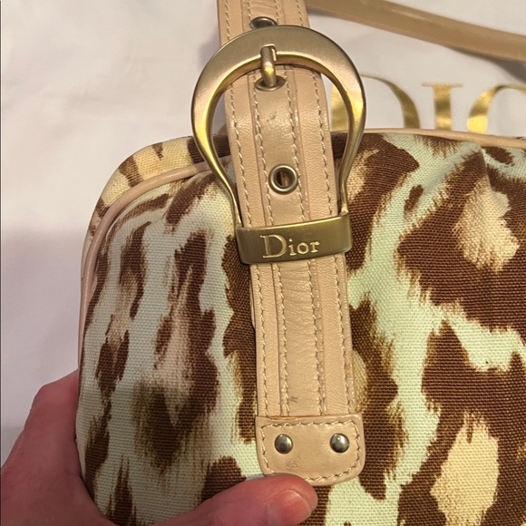 ABSOLUTELY GORGEOUS VINTAGE CHRISTIAN DIOR LEOPARD BAG💗💗💗 - Picture 9 of 17